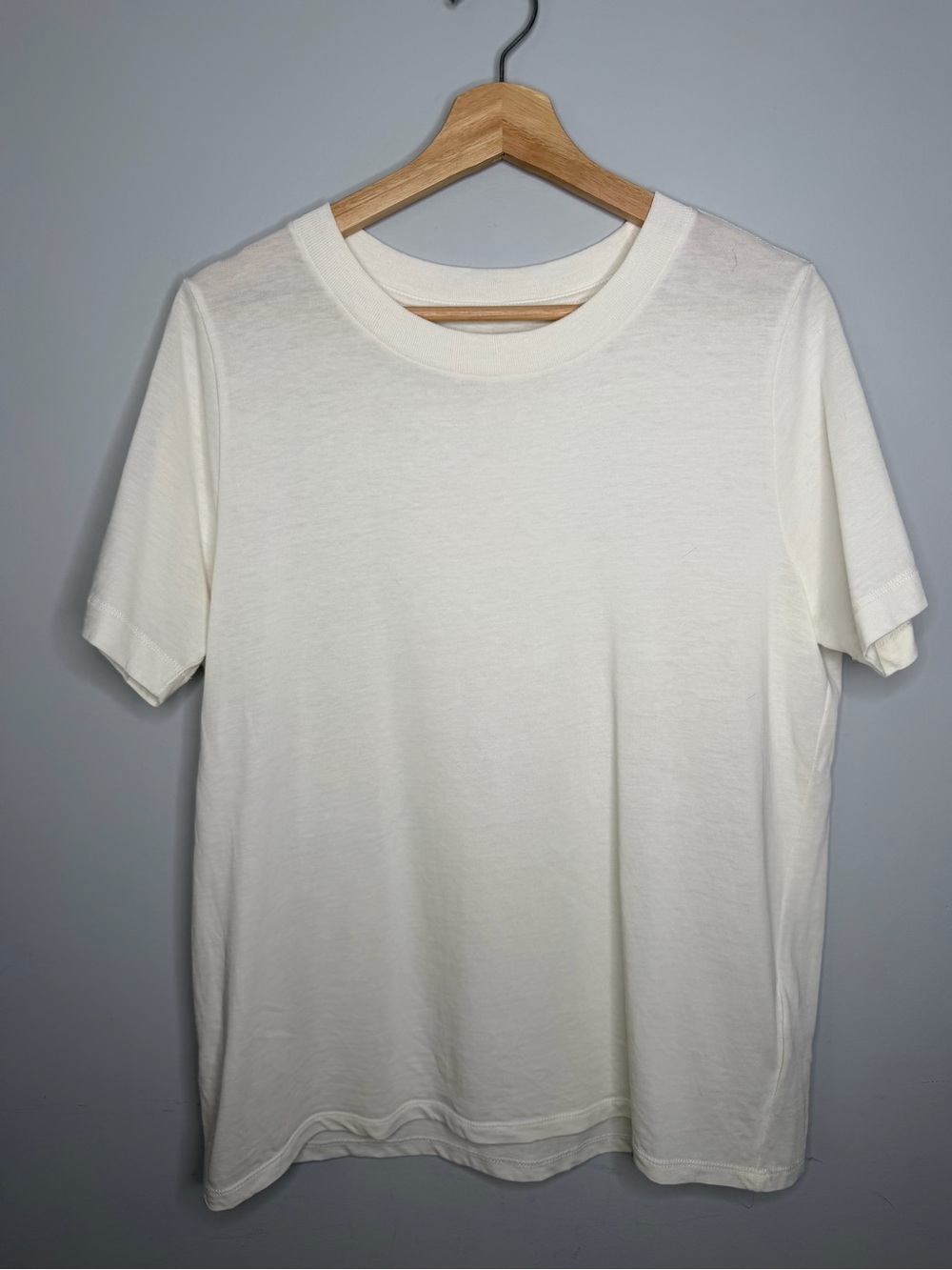 Ladies Madewell light weight white crew neck tee t shirt size medium